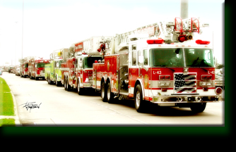 Paying respect to HFD Capt Grady Burke