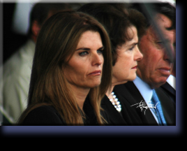 First Lady Maria Shriver and Senator Feinstein