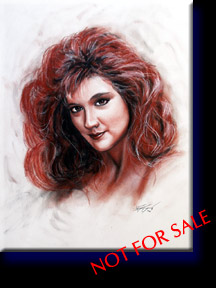 "Genesis", conte on paper. Private collection of Genesis L.