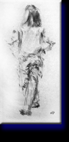 "Hiang", chacoal on paper.