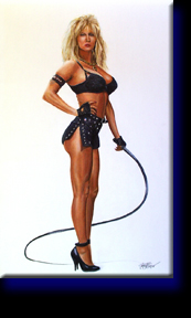 "Maiden America", colored pencil on paper.