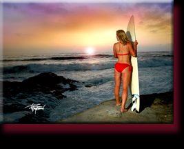 Surfer Wear at Sunset Cliffs