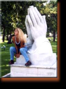 Cemetery days with Andrea.