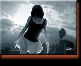 Chelle visiting me in Pacific Beach.