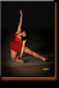 Champion figure skater and friend, Shandra Eastman.