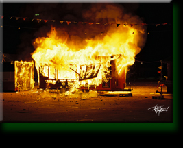 Fireworks Stand Fire, Houston, Texas