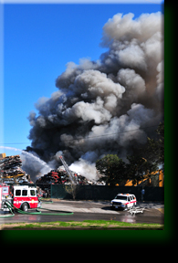 Scrap Yard Fire Houston